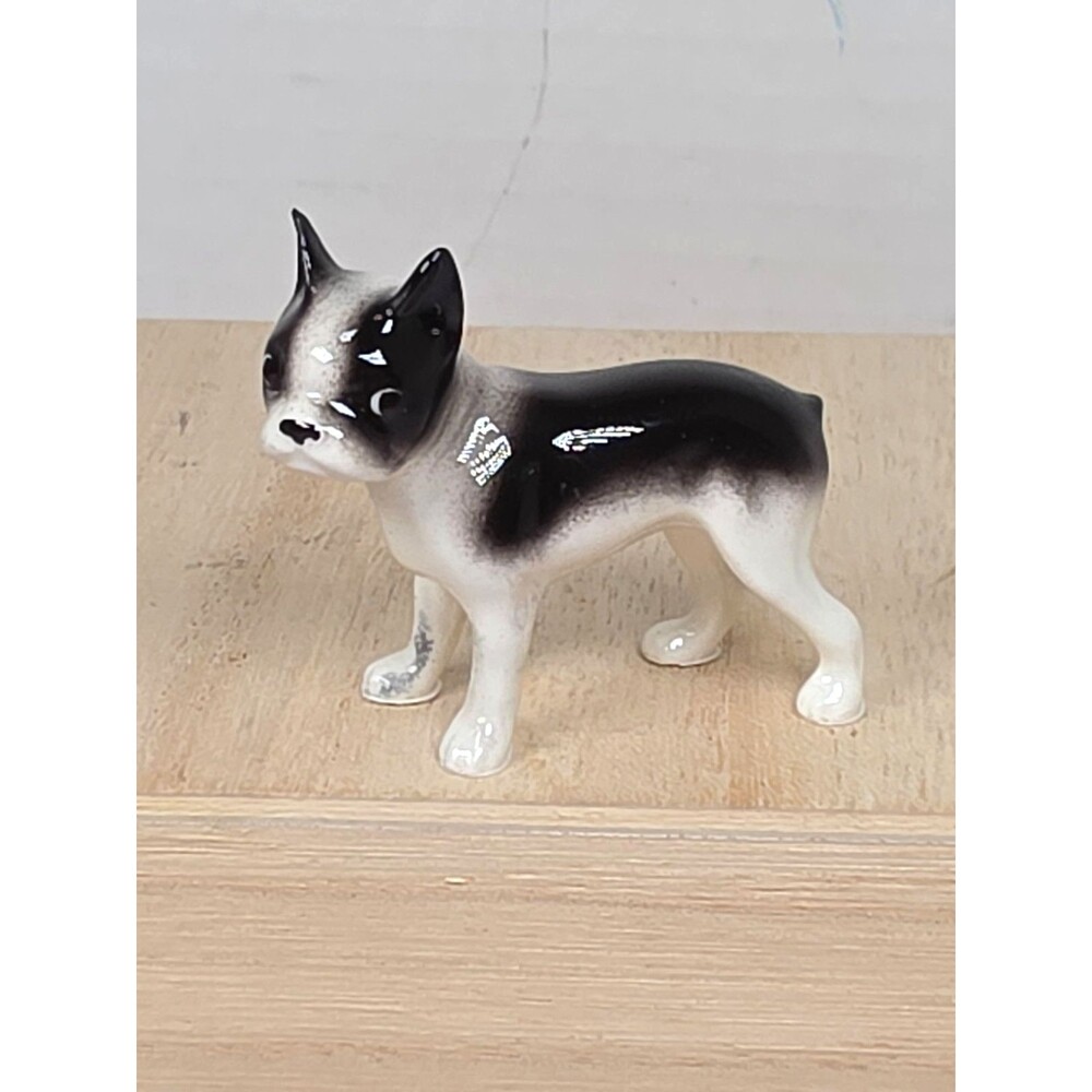 Vintage Retired Hagen Renaker Boston Terrier Dog